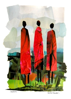 Collage of 3 Samburu women
